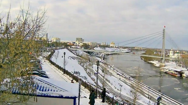 The bridge of Lovers, Tyumen webcam online