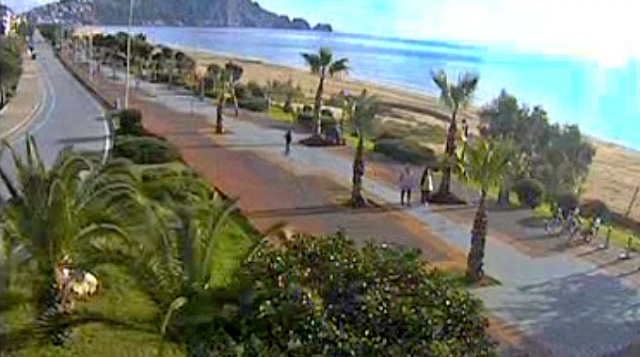 Incekum beach Alanya web camera online