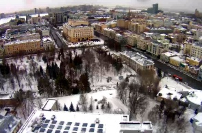 Lenin garden. Webcams online Kazan