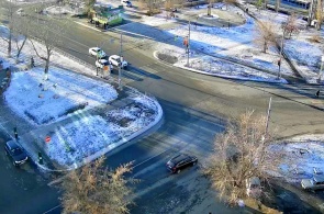 The intersection of Salmyshskaya and Rodimtsev. Orenburg webcams