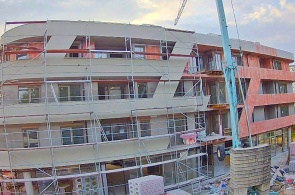 Construction of the La Mula complex. Porec webcams online