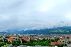Panorama of the city. Webcams Innsbruck