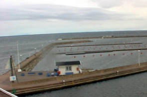 The port in Borgholm webcam online