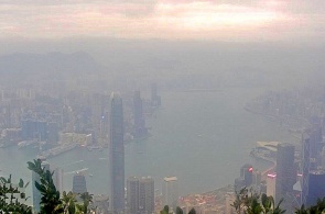 Victoria Peak. Webcam Hong Kong online