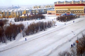 Central square. Vorkuta webcam online