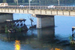 The level of the river Tom web Cam online
