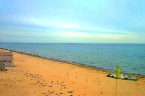 Beach Brigantine. Webcam Berdyansk online
