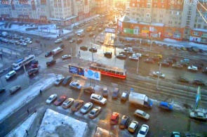 The intersection of Mayakovsky - Marshal Zhukov