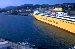 Port of Bastia in real time