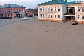 Red Square in Krasnoye-on-Volga. Kostroma webcams