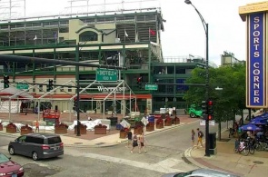 Baseball stadium Wrigley Field. Webcam Chicago online
