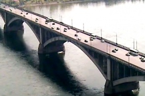 Communal bridge. Krasnoyarsk webcam online