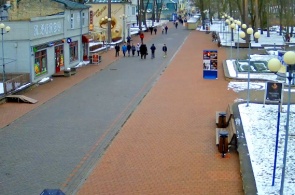 Jomas Street. Jurmala web camera online. View from "Cafe 53"