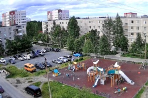 Children's playground on Belova street. Webcams Polyarnye Zori