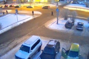 The intersection of Lenin Avenue and the street Where the webcam online