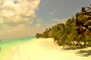 Meeru island beach. Webcams Meeru