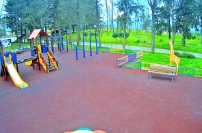 Children's playground of the sanatorium Knowledge. Webcams Adler