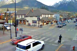 Main Street. Webcam Canmore online