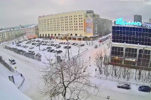 The center of the city. Webcam Murmansk online