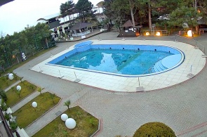 Pool hotel Demerdzhi. Webcams Alushta