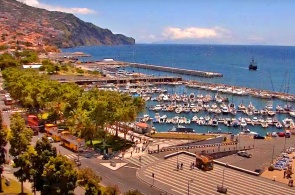Marina for yachts. Webcams Madeira