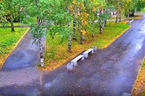 Maysky Park on Galushina. Webcams Arkhangelsk