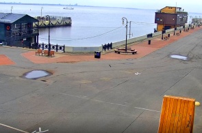 Red pier. Webcams Arkhangelsk