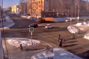 The webcam will broadcast a view of the intersection of streets Karl Marx and Parkhomenko in Nizhny Tagil