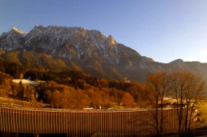 View of Ebbs towards St. Nicholas Chapel. Webcams Kufstein