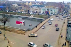 Sapozhnikovy bridge (formerly Savior). Astrakhan webcam online