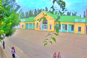 Railway station square 1. Webcams of Feodosia