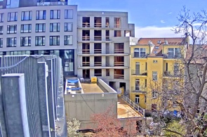 Construction of residential building Vitality. Prague webcams