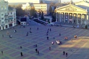 The theater square of Ternopil webcam online
