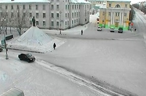 Lenin Street. Vorkuta webcam online