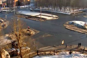 The intersection of Gogol street, Victory Avenue and St. Pervomayskaya
