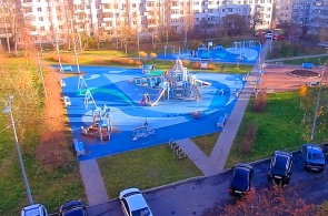 Playground at 5/1 Fedyuninskogo Street. Lomonosov webcams