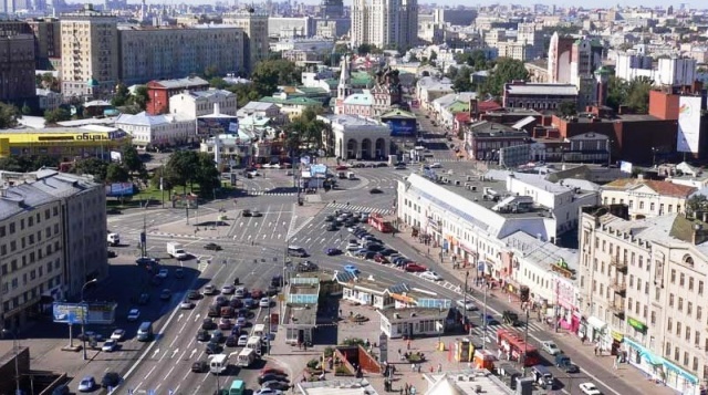 Taganskaya square web camera online. Moscow in real time