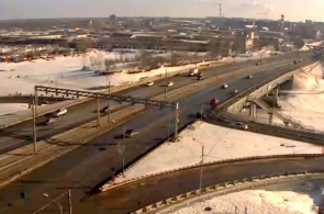 Gorbsky bridge. Cherepovets web camera online