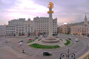 Freedom Square. Webcams Tbilisi online