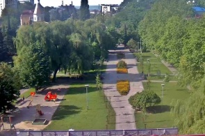 Webcam online in Tuapse with views of the Park Scarlet sails