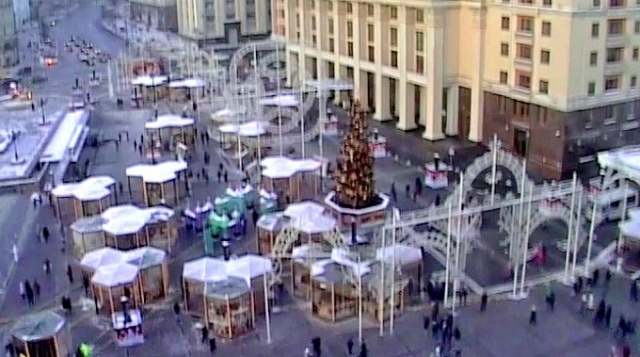 Manezh square Moscow webcam online
