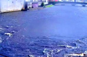 The level of the river Moy. Webcam Ballina online