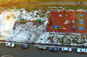 A children's Playground on Plehanova 116. Chelyabinsk webcam online