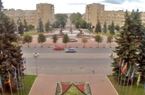 Stele "City of military glory". Yes, the city web Cam online