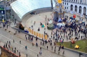 Webcam independence square. Kiev in real time