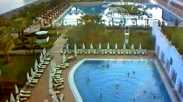 The pool of the hotel Amara Dolce Vita. Kemer online