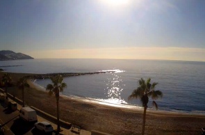 View of the Playa de San Cristobal. Webcams Granada