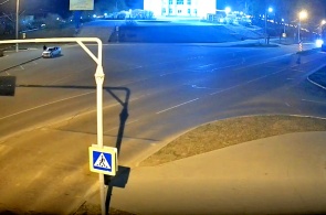Crossroads of Karl Marx and Gorky streets. Webcams Big Stone