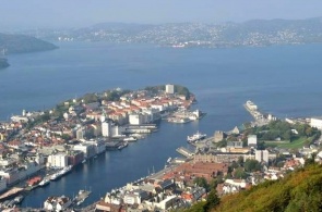Bergen with bird's-eye web camera online