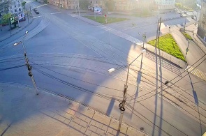 Crossroads of Frunze - Cosmonauts streets. Webcams Nizhny Tagil